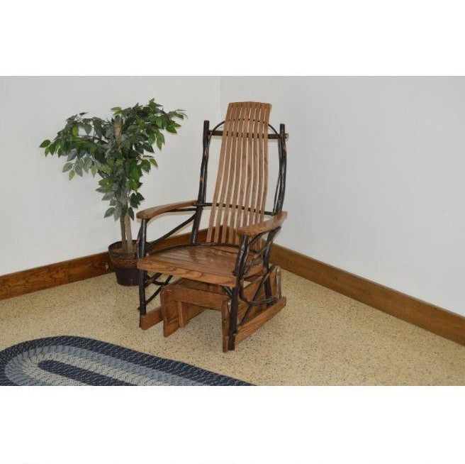 A & L Furniture Hickory Glider Rocker
