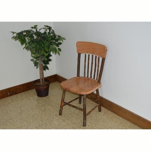 A & L Furniture Hickory Panel Back Dining Chair