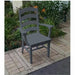 A & L Furniture Ladderback Dining Chair w/ Arms