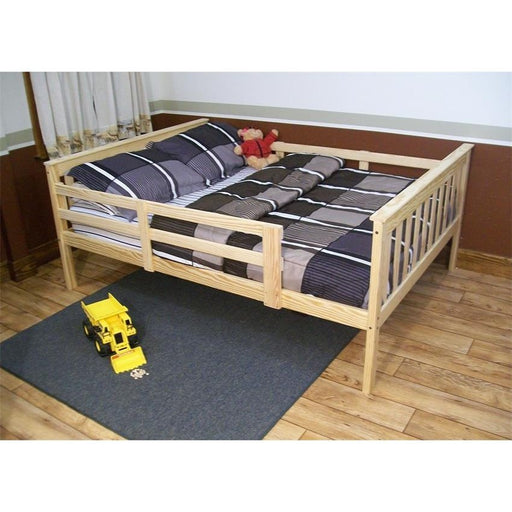 A & L Furniture Mission Bed w/ Safety Rails