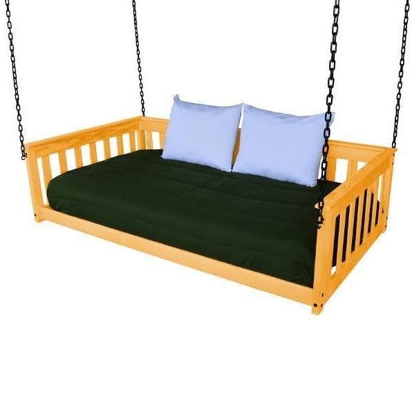 A & L Furniture Mission Hanging Daybed with Chain