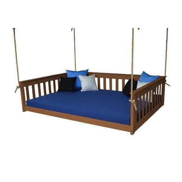 A & L Furniture Mission Hanging Daybed with Rope