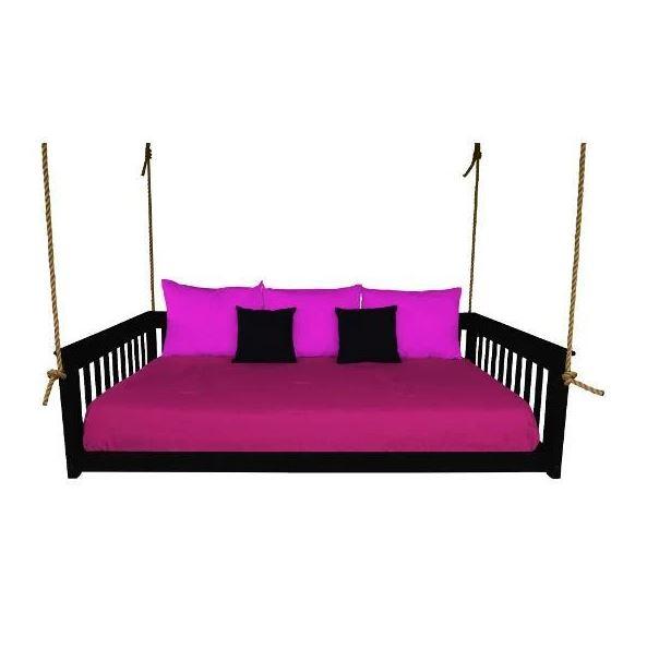 A & L Furniture Mission Hanging Daybed with Rope