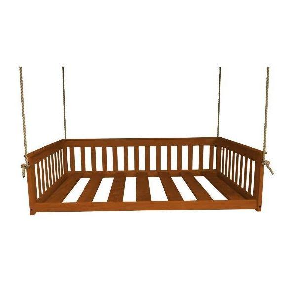A & L Furniture Mission Hanging Daybed with Rope