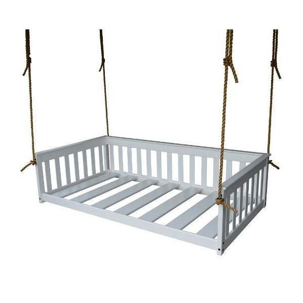 A & L Furniture Mission Hanging Daybed with Rope