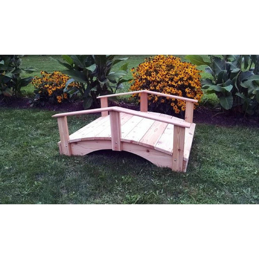 A & L Furniture Oriental Garden Cedar Bridge