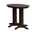 A & L Furniture Oval Bar Table- Specify for FREE 2" Umbrella Hole