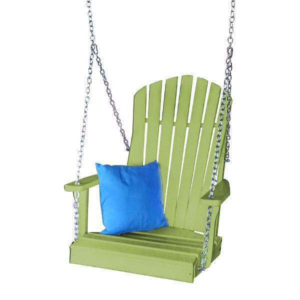 A & L Furniture Poly Adirondack Chair Swing