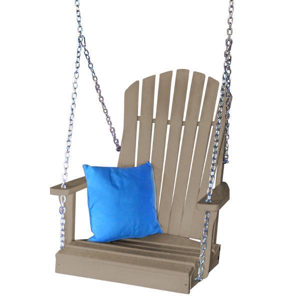 A & L Furniture Poly Adirondack Chair Swing