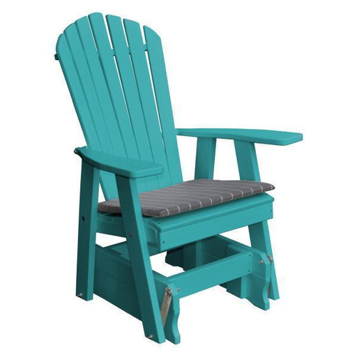 A & L Furniture Poly Adirondack Gliding Chair