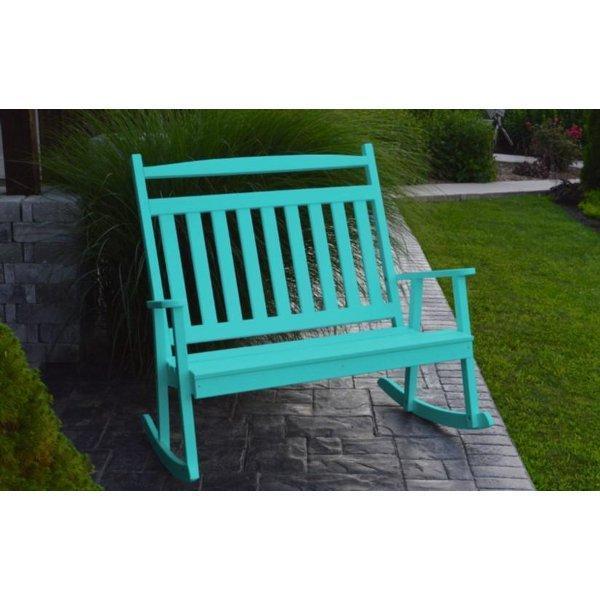 A & L Furniture Poly Classic Double Rocker