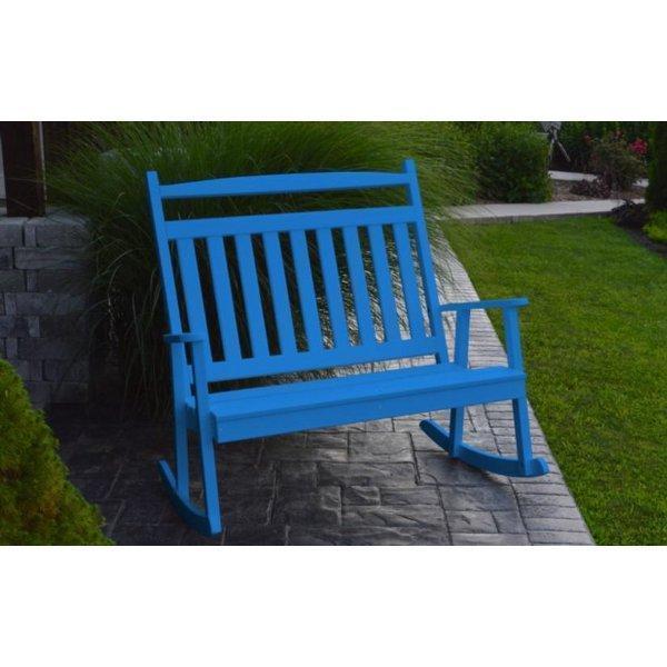 A & L Furniture Poly Classic Double Rocker