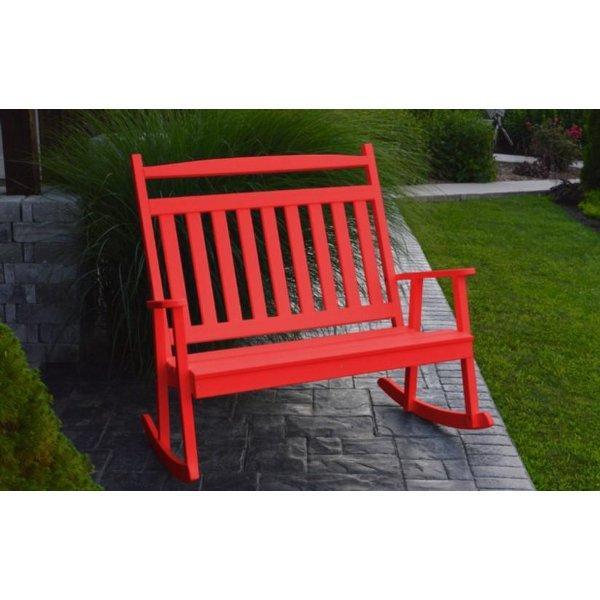 A & L Furniture Poly Classic Double Rocker