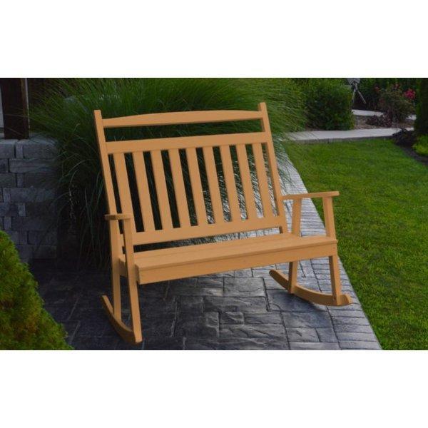 A & L Furniture Poly Classic Double Rocker