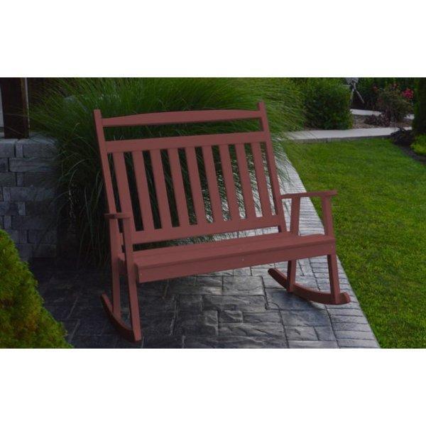 A & L Furniture Poly Classic Double Rocker