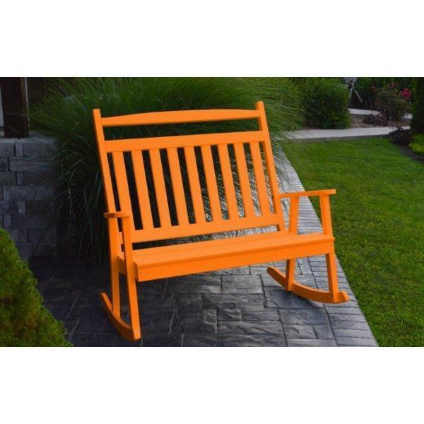 A & L Furniture Poly Classic Double Rocker