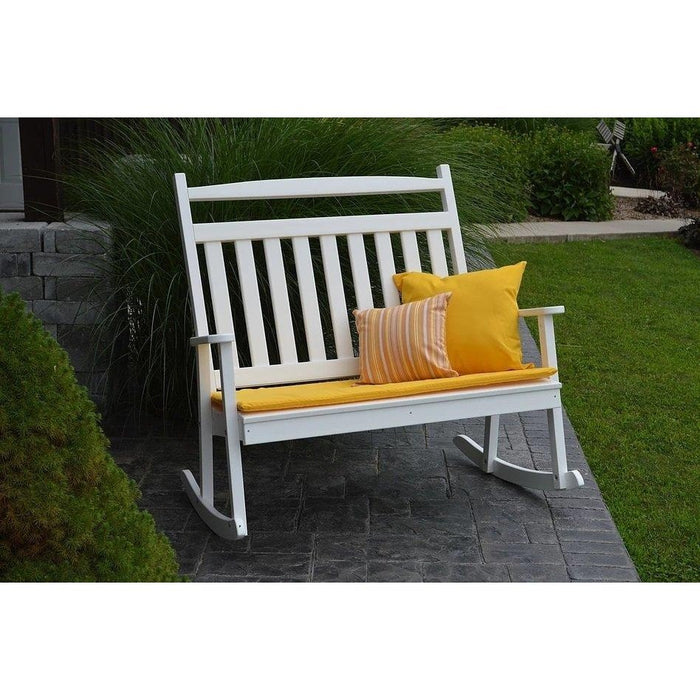 A & L Furniture Poly Classic Double Rocker