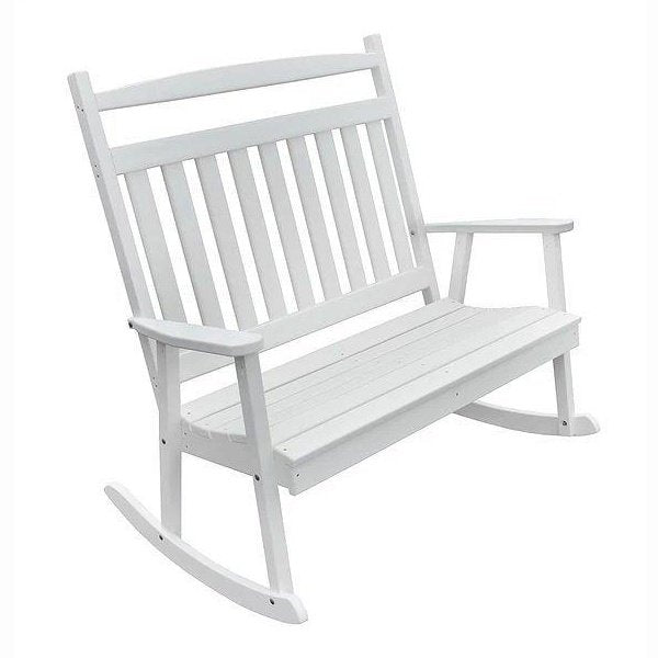 A & L Furniture Poly Classic Double Rocker