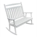 A & L Furniture Poly Classic Double Rocker