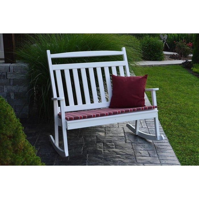 A & L Furniture Poly Classic Double Rocker