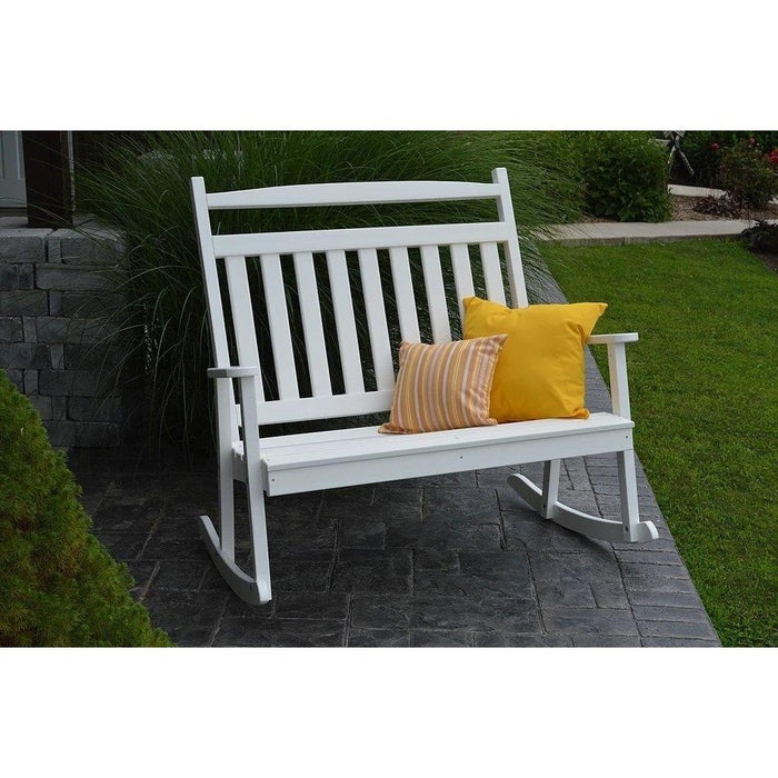 A & L Furniture Poly Classic Double Rocker