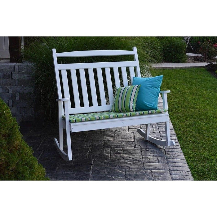 A & L Furniture Poly Classic Double Rocker