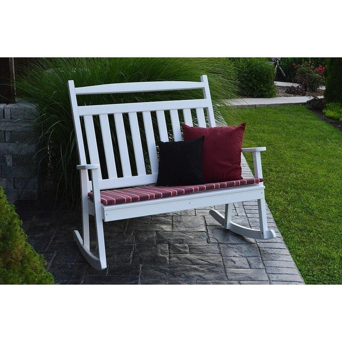 A & L Furniture Poly Classic Double Rocker
