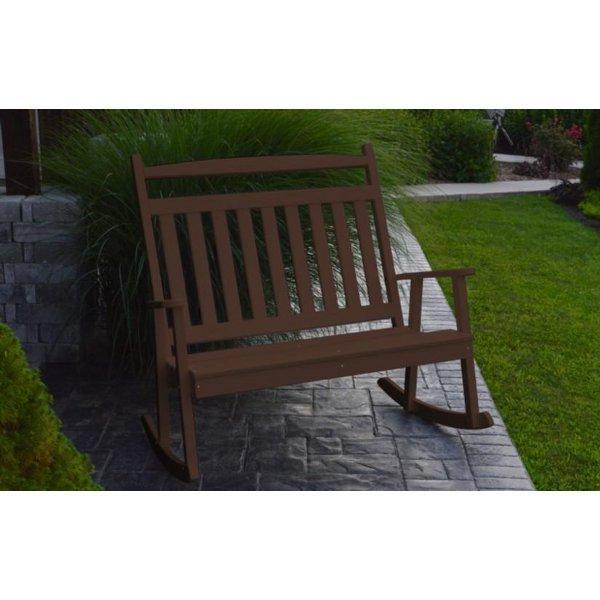 A & L Furniture Poly Classic Double Rocker