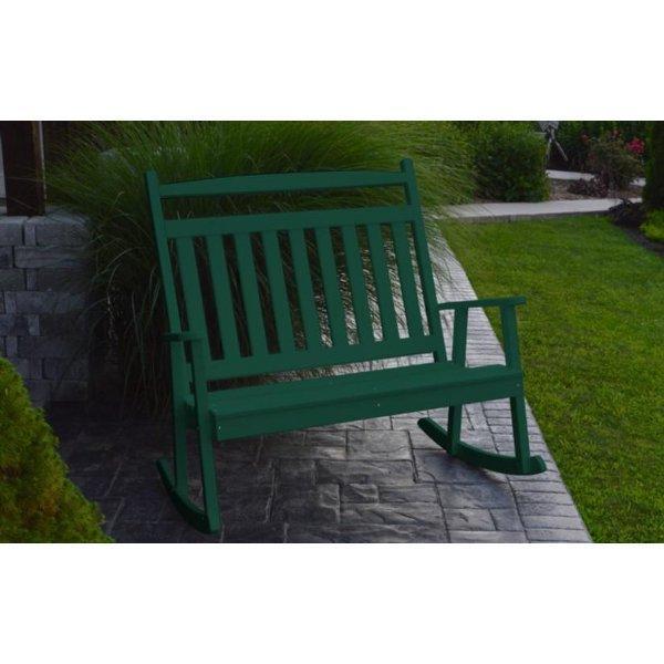 A & L Furniture Poly Classic Double Rocker