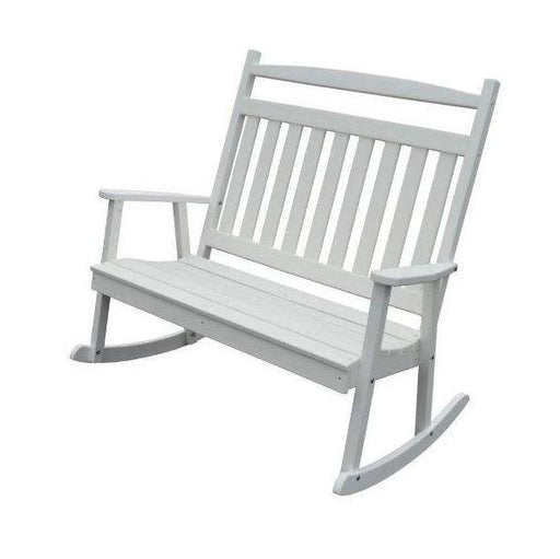 A & L Furniture Poly Classic Double Rocker