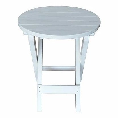 A & L Furniture Poly Coronado Round Folding Bistro Table