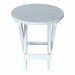 A & L Furniture Poly Coronado Round Folding Bistro Table