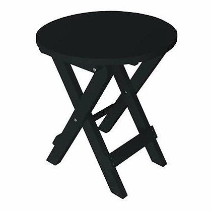 A & L Furniture Poly Coronado Round Folding Bistro Table
