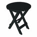 A & L Furniture Poly Coronado Round Folding Bistro Table