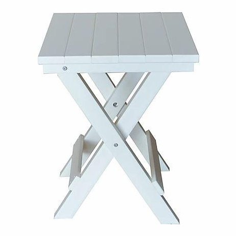 A & L Furniture Poly Coronado Square Folding Bistro Table