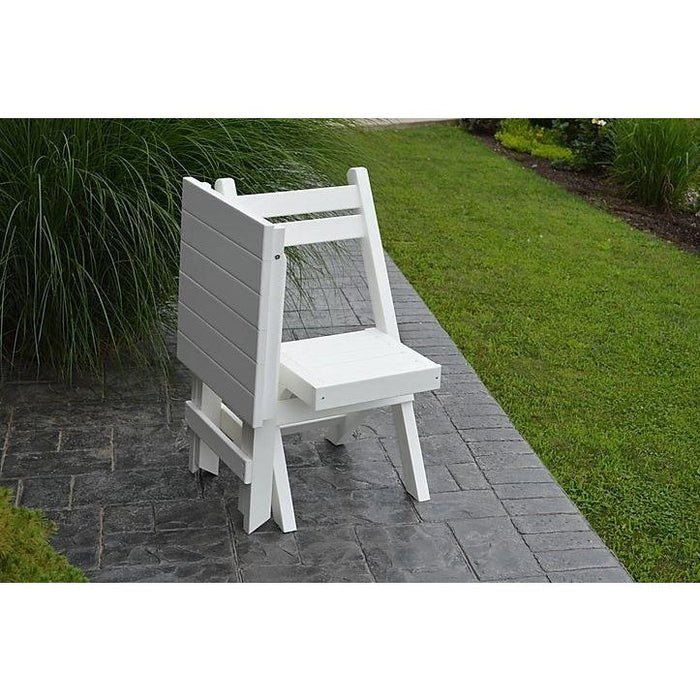 A & L Furniture Poly Coronado Square Folding Bistro Table