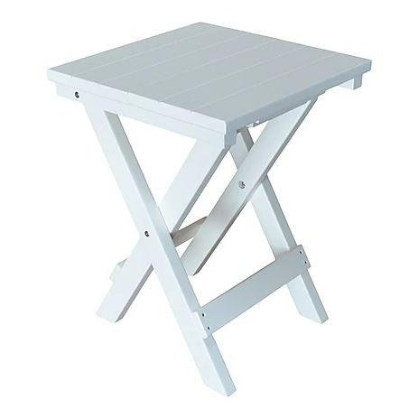 A & L Furniture Poly Coronado Square Folding Bistro Table