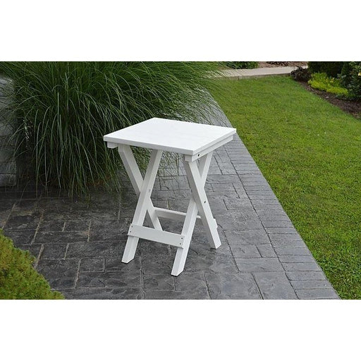 A & L Furniture Poly Coronado Square Folding Bistro Table