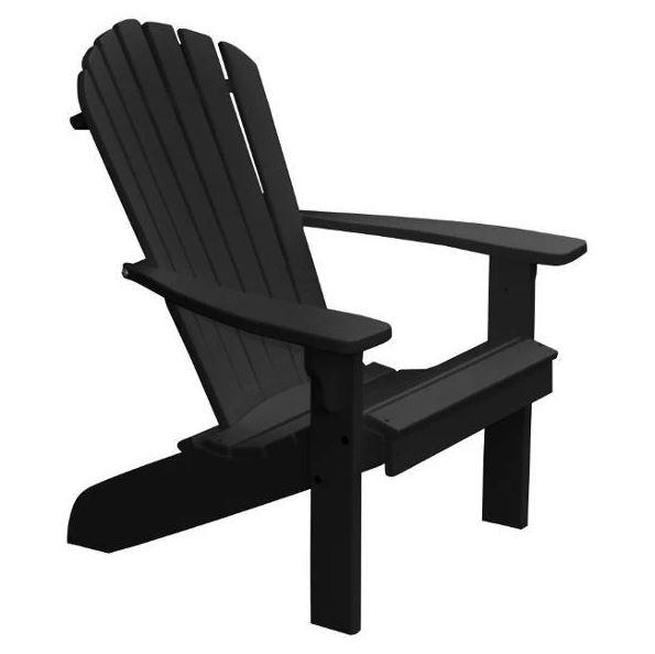 A & L Furniture Poly Fanback Adirondack Chair