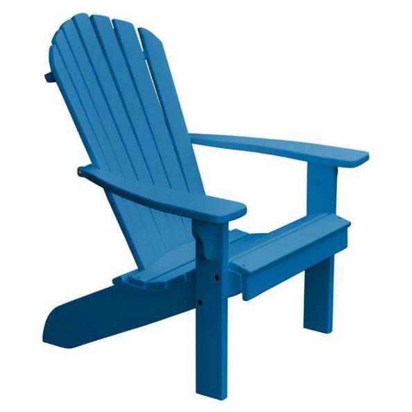 A & L Furniture Poly Fanback Adirondack Chair