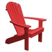 A & L Furniture Poly Fanback Adirondack Chair