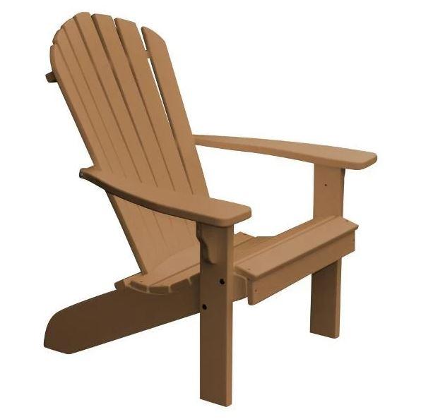 A & L Furniture Poly Fanback Adirondack Chair