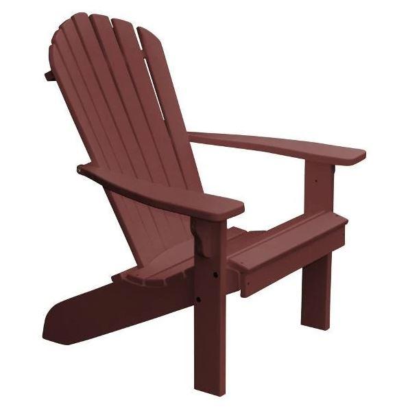 A & L Furniture Poly Fanback Adirondack Chair