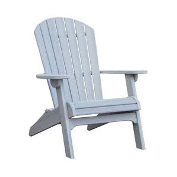 A & L Furniture Poly Fanback Adirondack Chair