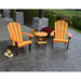 A & L Furniture Poly Fanback Adirondack Chair- Seasonal Color Combos