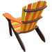 A & L Furniture Poly Fanback Adirondack Chair- Seasonal Color Combos