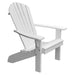 A & L Furniture Poly Fanback Adirondack Chair