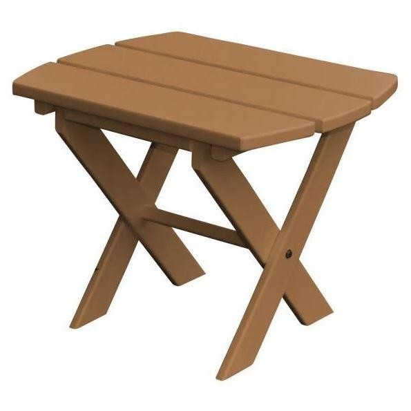 A & L Furniture Poly Folding End Table