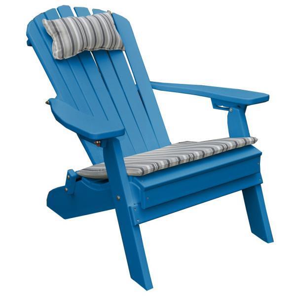 A & L Furniture Poly Folding/Reclining Adirondack Chair