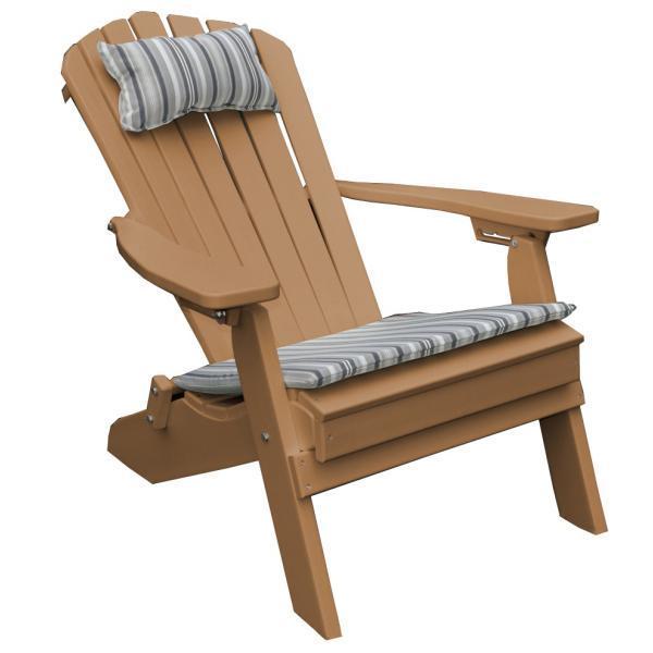 A & L Furniture Poly Folding/Reclining Adirondack Chair